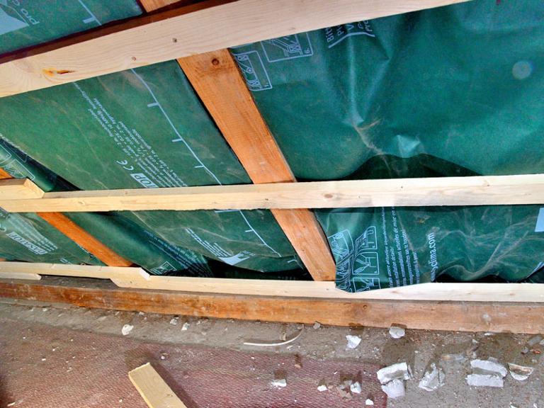 Dachdämmung Altbau Dämmsack-System Dachdämmung Altbau Dämmsack-System