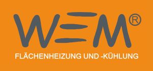 WEM Flächenheizung und -kühlung Logo WEM-Flächenheizung und -kühlung