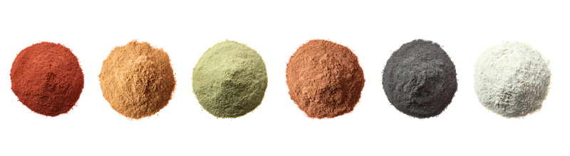 Die Grundfarben stammen von natürlichen Tonerden Die Grundfarben vom Yosima Lehm-Designputz stammen von natürlichen Tonerden